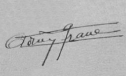 Signature d'Adrien GRAVE