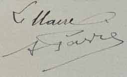 Signature d'André PAVIE Signature d'André PAVIE