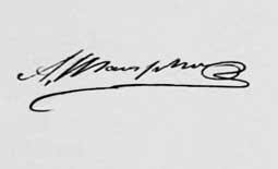 Signature d'Alexandre MAUSPHA