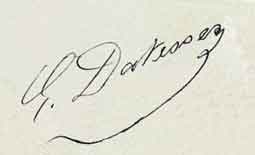 Signature d'Édouard DATESSEN
