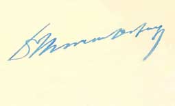 Signature d'Ernest MOREAU-DEFARGES Signature d'Ernest MOREAU-DEFARGES