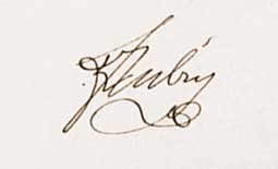Signature de François AUBRY
