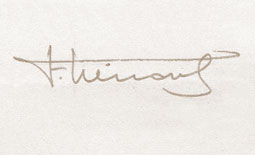 Signature de Ferdinand MÉNARD Signature de Ferdinand MÉNARD