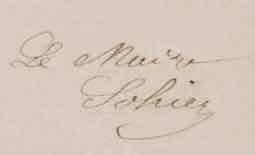 Signature de Jean François SOHIER Signature de Jean François SOHIER