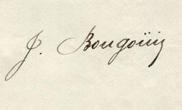 Signature de Joseph BOUGOÜIN