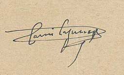 Signature de Louis LAJARRIGE