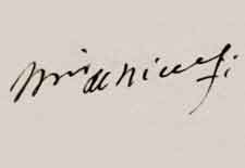 Signature de Maurice de NIEUIL