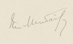 Signature de Pierre de MONTAIGU Signature de Pierre de MONTAIGU