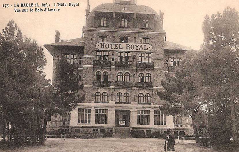 Le Royal côté nord, l'Avenue Pavie n'existe pas encore