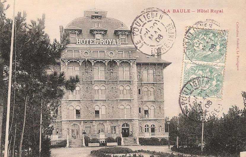 plan un peu serré de la façade - cliché avant 1906