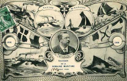 Accès à la page sur la semaine maritime de 1908